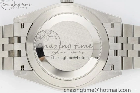 MiroTime 0415 TopPick DateJust 41 SS JDF 904L Steel Blue Textured Dial on Jubilee Bracelet VR3235 V 2235